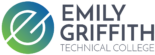 Horizontal, Gradient Emily Griffith Technical College Logo