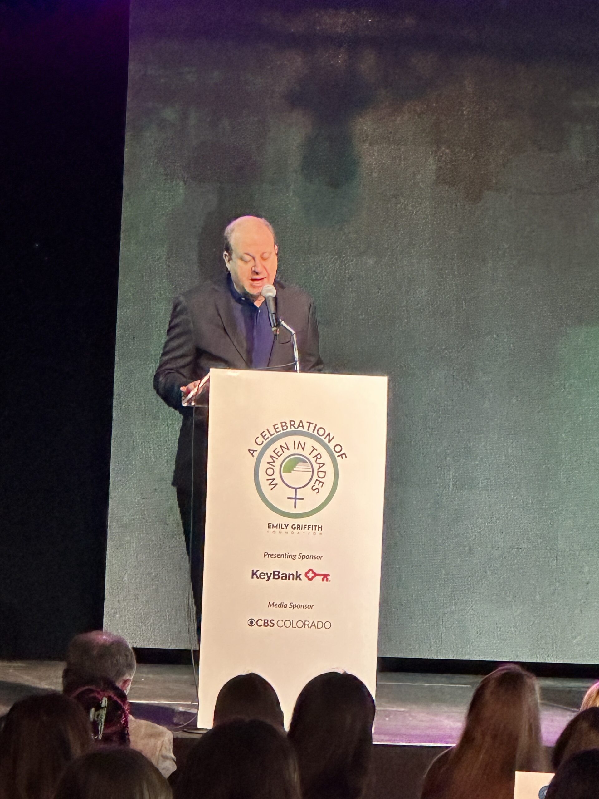 Gov. Jared Polis speaking at Women in Trades event 2025