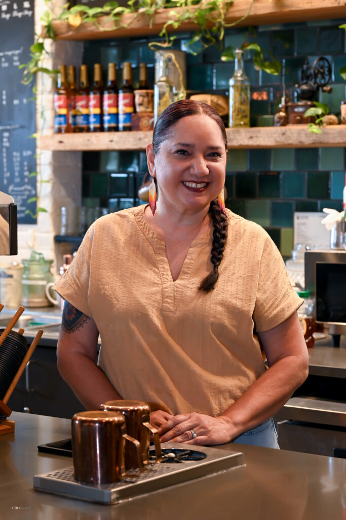 Charleen Ramirez-Mares, owner of La Brewjula Cafe located in STEAM on the Platte.